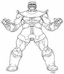 Pin On Lineart Thanos