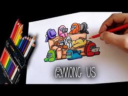 Como Dibujar Y Colorear Among Us En El Sillon Sofa How To Draw Among Us Cunsart Yout Dibujos De Arte Simples Pegatinas Bonitas Dibujos Geniales De Arte