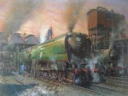 Cuneo Winstonchurchill Jpg 750 564 Steam Art Train Art Train Posters