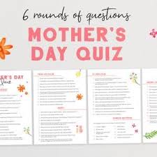 Which of the following flowers are often associated with mother's day? Mother S Day Game Mother S Day Trivia Quiz Etsy In 2021 Mother S Day Games Trivia Quiz Sports Quiz