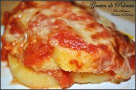 Gratin De Polenta A La Sauce Tomate A L Italienne Couscous Et Puddings