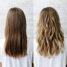 Before And After Of A Sun Kissed Natural Balayage Low Maintenance Hair Brown Hair Balayage Light Brown Hair Light Golden Brown Hair
