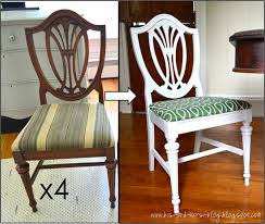 His And Hers Unplanned Green And White Dining Room Chairs White Dining Room Chairs White Dining Room Dining Room Chairs