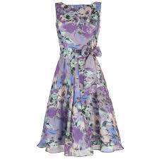 John Lewis Women Floral Print Prom Dress Lilac 16 82 Found On Polyvore Lilac Prom Dresses Mini Prom Dresses Cocktail Dress Prom