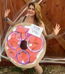 how to make a bagel and lox costume