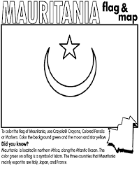 Use these olympic flag coloring pages to let your kids craft and color with them. Mauritania Coloring Page Crayola Com