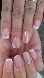 Nageldesign Sommer 2018 French Nageldesign Nagel Hochzeit Nagelideen