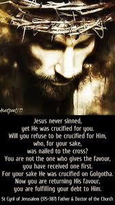 Thought For The Day 7 February Go Forth Set The World On Fire Jesus Early Church Fathers The Cross Of Christ