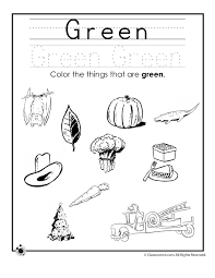 Color Green Worksheet Preschool Worksheets Learning Colors Color Worksheets For Preschool