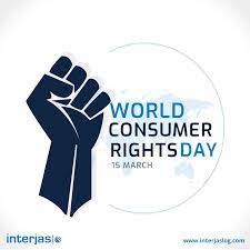 The definition of consumer right is 'the right to have information about the quality, potency, quantity, purity, price and standard of goods or services', as it may be the case, but the consumer is to be protected against any unfair practices of trade. World Consumer Right Day Awareness Poster Social Media Design Creative Poster Design