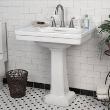traditional pedestal sink