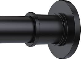 Matte black finish adds a touch of sophistication to any room. Amazon Com Briofox Industrial Shower Curtain Rod Never Rust Non Slip 43 72 Inch Stainless Steel Matte Black Home Improvement