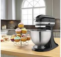 KitchenAid Classic Series 4.5-Quart Tilt-Head Stand Mixer, Onyx Black,  K45SSOB