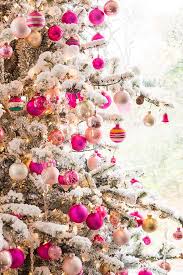 Our Pink Christmas Tree Pink Christmas Decorations Traditional Christmas Tree Pink Christmas Tree