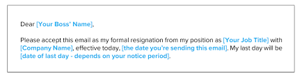 An employee gives 1 month's notice. How To Write A Resignation Letter Free Resignation Letter Template