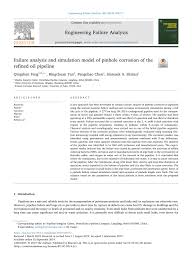 The annual production of various couplings with api regular connections and premium connections is nearly 1.5 million pieces, and nearly 100 thousand tons tubing, casing and pup joints with size rang from 1.315 to 20. Pdf Failure Analysis And Simulation Model Of Pinhole Corrosion Of The Refined Oil Pipeline