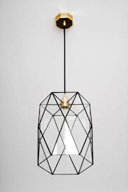 Hexagonal Glass Chandelier Warm Vintage Bulb Geometric Etsy Geometric Pendant Light Glass Chandelier Vintage Bulb