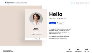 Personal Website Templates Portfolio Cv Wix Com
