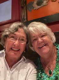 Laura Lane Bender (Pensacola) and Roberta Robinson Brooks (DeFuniak  Springs)—both native Floridians, recently had a grand reunion in Austin, TX.