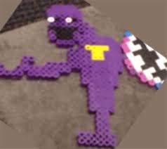 Purple Guy By Logan Milkman On Youtube Fnaf Perler Hama Bead Purple Guy Perler Patterns Perler Bead Patterns