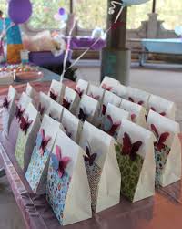 Baby 1st Birthday Goodie Bag Ideas Butterfly Goodie Bags Butterfly Birthday Party Butterfly Party Childrens Birthday Party