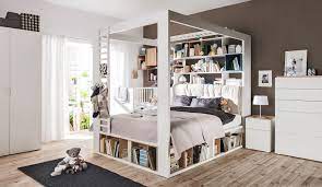 Collection of modern frames usually depends upon the type of décor, size of bedroom, cost and such. 8 Bedroom Ideas Bed Storage Design Queen Canopy Bed
