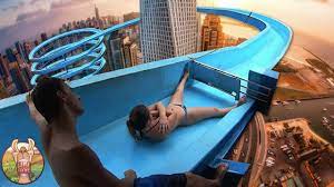 Non pas du tout, dixit eric, le big boss de la tournée orangina animant pendant deux jours la plage du poste de secours central. Les 13 Toboggans Les Plus Incroyables Du Monde Lama Fache Youtube