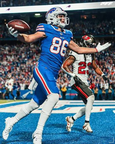 Dalton Kincaid made every catch count in 2025. 👏 He averaged 14.6 yards per reception, the highest mark among qualified NFL tight ends, proving he's a major weapon in Buffalo's offense.