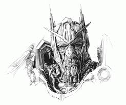 Transformers Dark Of The Moon Illustrations By Ted Mininni Via Behance Transformers Artwork Transformers Art Moon Illustration