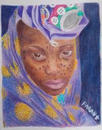 TITLE: "Lada" AUTHOR: Jesica Frustaci TECHNIQUE: Watercolor and ink