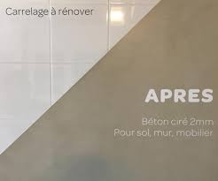 Le béton ciré est un mortier fin à base de ciment mélangé avec de la résine et du quartz. Beton Cire Pour Une Renovation De Salle De Bains Carrelage A Nimes 30