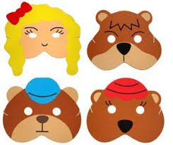 Goldilocks And The Three Bears Storytelling Foam Play Masks Goldilocks And The Three Bears Character Activities Bear