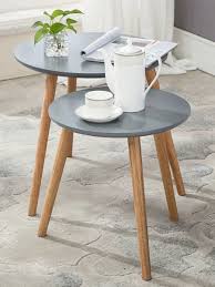 We have a range of stylish and functional coffee tables and side tables to meet your needs. Buy 1 Pc Coffee Table Round Shaped Portable Tea Table Computer Desk Tables At Jolly Chic
