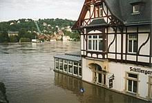 Schwemmen · schwemme · aufschwemmen · überschwemmen · überschwemmung. Hochwasser In Mitteleuropa 2002 Wikipedia