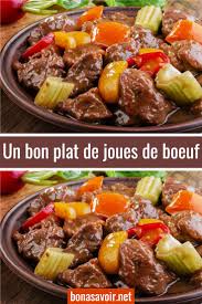 Un Bon Plat De Joues De Boeuf Recipes Food Beef