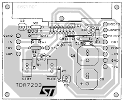 300w rms stereo power amplifier tda7294 schematic part list. 2