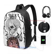 Drekgrey (zach) | deviantart / check out inspiring examples of juicewrld artwork on deviantart, and get inspired by our community of talented artists. Funny Graphic Print Juice Wrld Fan Art Merch And Gear Usb Charge Backpack Men School Bags Women Bag Travel Laptop Bag Backpacks Aliexpress