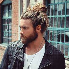 Man Bun With Long Hair And Beard Long Hair Styles Men Man Bun Hairstyles Man Haircut 2017