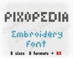 Discover the different types of fonts and how they are displayed. Minecraft Embroidery Font Etsy