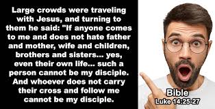 Requirements for being a disciple of Jesus