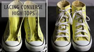 Welcome to h&m, your shopping destination for fashion online. Cool Way For Lacing Converse High Tops Inthekitchenwithelisa Youtube