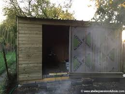 Construction D Un Atelier Partie 7 Bardage Exterieur Plan Abris De Jardin Construction Maison Ossature Bois