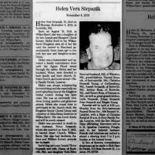 Obituary for Helen Vera November, 1918-2010 (Aged 92)