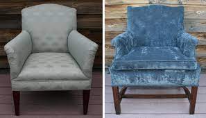 Luckily, as long as the bones of the furniture are in good shape, a bit of fabric and some staples can give an outdated or otherwise unsavory chair a whole new look. Diy Upholstery Two Different Styles Of Armchair Finished Naturalupholstery Com