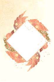 Download Premium Vector Of Gold Square Frame With Vintage Leaf Motifs On A Square Frames Islamic Background Vector Frame