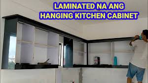 Aluminum glass kitchen cabinet door doors custom stainless steel. Day3 Laminated Na Ang Hanging Kitchen Cabinet Kulotz Nacua Tv Youtube