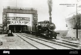Vintage trains japan hi-res stock ...