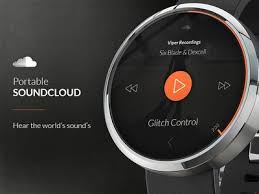 Portable Soundcloud For Moto 360 Android Watch Android Watch Soundcloud Android Wear