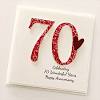 Anniversary clocks have gotten more and more popular over the years, and this lovely clock is a fantastic option for a 40th, 50th, or even 60th wedding anniversary gift idea. 1