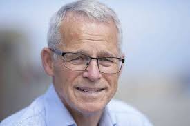 Laesoe mayor Karsten Nielsen V photographed aa Laesoe 10 June 2021 Has  during the election period